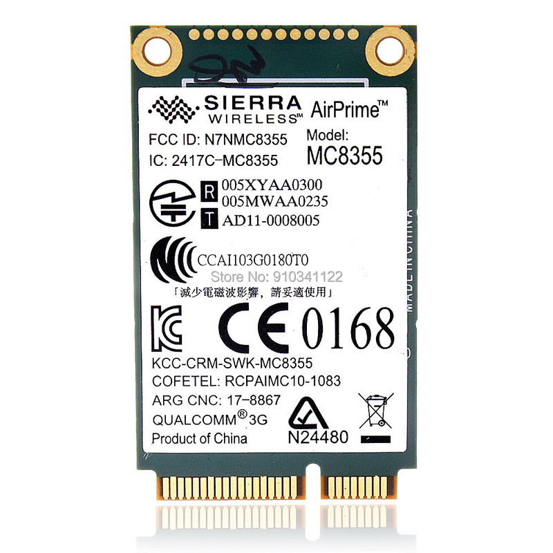 3G vezeték nélküli UN2430 Gobi3000 MC8355 mobil szélessáv 702080-001 634400-001 WWAN kártya HP 5330m 6560b 4430s 8560p 2170p 8560w