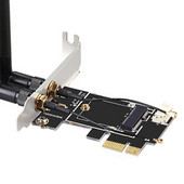 Vezeték nélküli kártya pciE-1X-hez NGFF-Ekey-hez PCIE laptop PC WIFI WLAN kártya adapter 24BB