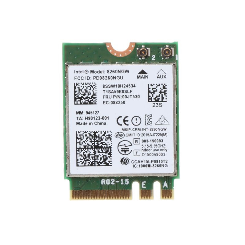 Mini PCI, skirta EXPRESS belaidei kortelei 8260NGW 00JT530 Wi-Fi 802.11b/g/n PD98260NGU PCIE suderinama su „Bluetooth“, skirta „Lenovo Dropship“