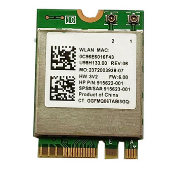 ΝΕΑ Κάρτα ασύρματου δικτύου 2,4G/5GHz για Realtek RTL8822BE RTL8822 WIFI Bluetooth 4,2 433Mbps Για HP 915622-001 915623-001
