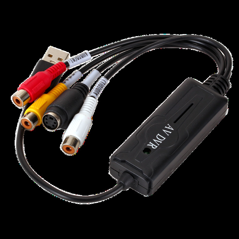 WvvMvv VHS į skaitmeninį keitiklį USB 2.0 vaizdo keitiklis Garso fiksavimo kortelė VHS VCR HDTV į skaitmeninį keitiklį palaikymas Win 7/8/10