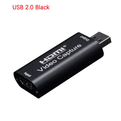 USB garso ir vaizdo įrašymo kortelė 4K 1080P HDMI į USB 3.0 Įrašymas į DSLR vaizdo kamerą Veiksmo kameros Kompiuteris, skirtas žaidimams Srautinio mokymo mokymas