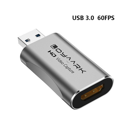 Vaizdo įrašymo kortelė HDMI 1080p 60 kadrų per sekundę žaidimų fiksavimo įrenginio kameros nuoroda, skirta PS4 XBOX telefonui, DVD HD kamerai tiesioginio srauto dėžutės įrašymas