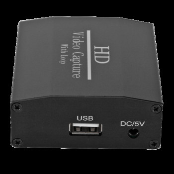 GRWIBEOU 4K Loop Out HDMI Capture Card Плата за запис на аудио и видео Поточно предаване на живо USB 2.0 1080p Grabber за PS4 игра DVD камера