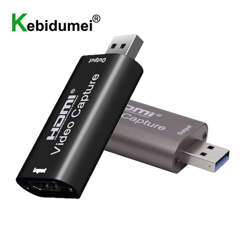 4K vaizdo įrašymo kortelė su HDMI suderinama su USB 3.0 2.0 HD 60 kadrų per sekundę grabber įrašymas, skirtas PS4 žaidimui, DVD vaizdo kamerai, tiesioginiam transliavimui
