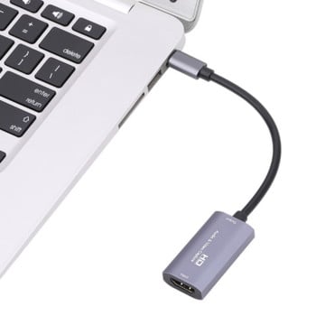 HD HDMI към USB-C карта за заснемане на видео 1080P Тип C към HD-MI Заснемане на видео Настолна игра Запис на поточно предаване на живо