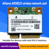 AR5B225 Mini PCIe Wireless Card 2 in 1 300M + BT4.0 Card for HM55 HM57 HM65 HM67 HM75 HM77 Laptop Accessories WiFi WiFi Network