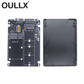 M.2 NGFF SSD MSATA protokolas į nuoseklųjį prievadą išorinis integruotas standžiojo disko dėžutė Msata į Sata 3 3.0 dviejų diskų perjungimas su jungikliu