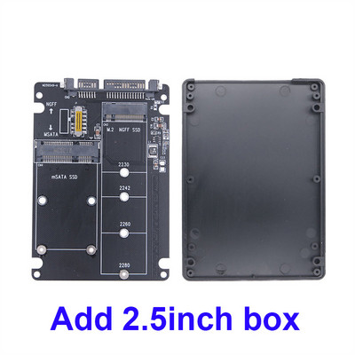 M.2 NGFF SSD MSATA protokolas į nuoseklųjį prievadą išorinis integruotas standžiojo disko dėžutė Msata į Sata 3 3.0 dviejų diskų perjungimas su jungikliu