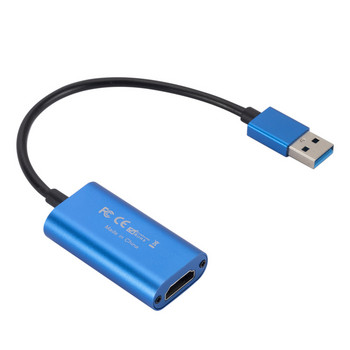 HDMI-съвместима с USB-C карта за заснемане на видео HD 1080P HDMI-com\' към USB видеозаснемане Настолна игра Запис на поточно предаване на живо