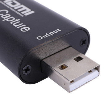 Най-продавани карти за заснемане на видео HDMI към USB 2.0 1080P 4K запис чрез DSLR видеокамера Action Cam за придобиване на висока разделителна способност