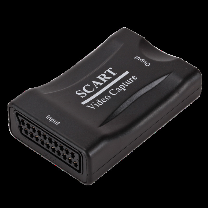 GRWIBEOU USB 2.0 Video Capture Card 1080P Scart Gaming Record Box Snimanje Streaming uživo Kućni ured DVD Grabber Plug and Play