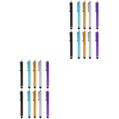 20 vnt Plokščiaekraniai planšetiniai rašikliai Talpiniai rašikliai Rašikliai Aktyvūs rašikliai Jutikliniai ekranai Guminiai antgaliai Rašiklis talpinis jutiklinis