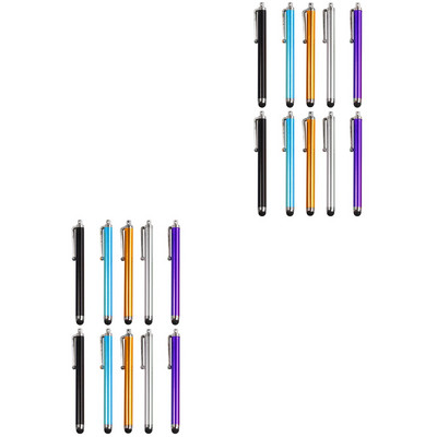 20 vnt Plokščiaekraniai planšetiniai rašikliai Talpiniai rašikliai Rašikliai Aktyvūs rašikliai Jutikliniai ekranai Guminiai antgaliai Rašiklis talpinis jutiklinis