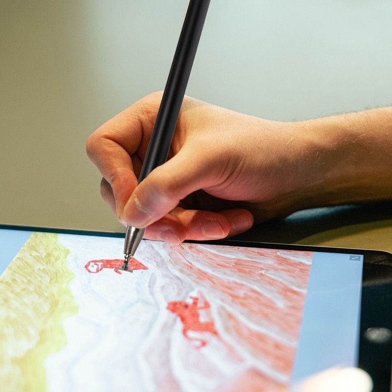 2 σε 1 Tablet Stylus Stylus Οθόνες αφής Tablet Computer Pens Stylus Touch Pen Magnetic Capacitive Stylus Phone Stylus