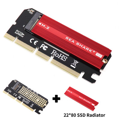 m.2 to pcie x16 adapter Kaart pci-e m .2 konverteeri adapter NVMe SSD Adapter m2 M võtmeliides PCI Express 3.0 x4 2230-2280 Suurus