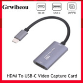 Mini HD 1080P Z29A HDMI ulaz na USB-C izlaz Kartica za audio video snimanje Fot Phone 1080P Računalna igra Live Plug and Play snimanja
