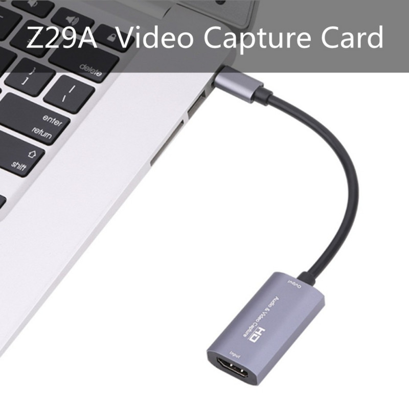 Mini HD 1080P Z29A HDMI ulaz na USB-C izlaz Kartica za audio video snimanje Fot Phone 1080P Računalna igra Live Plug and Play snimanja