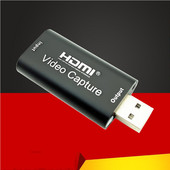 Videokártya HDMI videórögzítő kártya VHS USB 2.0 Grabber Recorder 4K 1080P PS4 játékhoz DVD kamera HD kamera élő közvetítés ÚJ