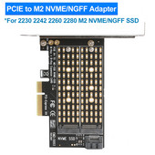 PCIE na M2/M.2 adapter za dodatne kartice SATA M.2 SSD PCIE adapter NVME/M2 PCIE adapter SSD M2 na SATA PCI-E karticu M Key +B Key kartice