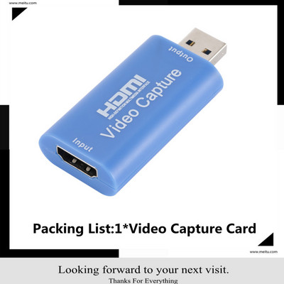 4K HDMI-kompatibilna s USB karticom za video snimanje Pogodno za PS4 Switch Game Live DVD HD kamera za snimanje 1080P 60hz kartica za snimanje