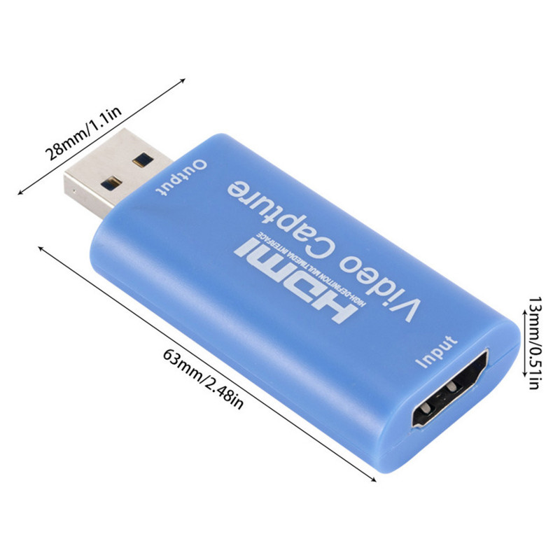 4K HDMI-kompatibilna s USB karticom za video snimanje Pogodno za PS4 Switch Game Live DVD HD kamera za snimanje 1080P 60hz kartica za snimanje