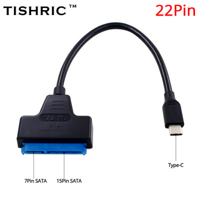 TISHRIC M2 NGFF Msata SSD - SATA 3.0 2.5 22 tűs M.2 SSD Adapter Átalakító USB Riser kártya PC laptophoz Add On Card 6Gps-ig