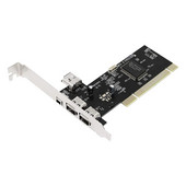 3 prievadų IEEE 1394 Firewire kortelė PCI Firewire adapteris IEEE 1394 PCI valdiklio kortelė staliniam kompiuteriui