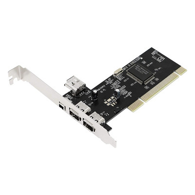 3 prievadų IEEE 1394 Firewire kortelė PCI Firewire adapteris IEEE 1394 PCI valdiklio kortelė staliniam kompiuteriui
