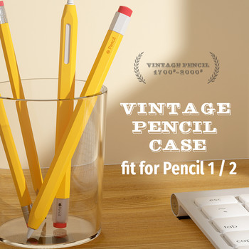Για Apple Pencil 1 2 Θήκη σιλικόνης Στυλό με μανίκι Κάλυμμα θήκης Stylus Προστατευτική θήκη Αντιολισθητική Αντιπτωτική Κάλυμμα στυλό iPad