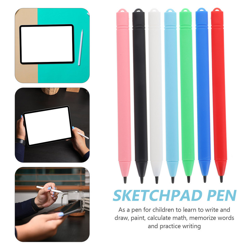 7 db Írótábla Stylus Toll Írótábla Gyerekek Rajztábla Toll Stylus Grafikus Tablet Toll Rajzlap Gyerekeknek
