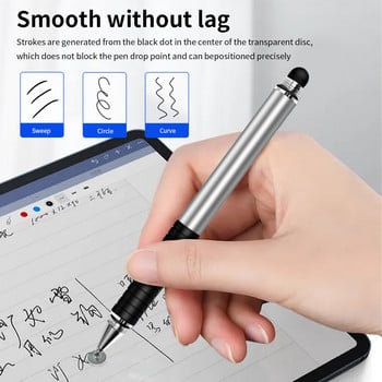 Στυλό γραφίδας TISHRIC 2 σε 1 για Smartphone Tablet Σχέδιο Capacitive Pencil Universal Android Mobile Screen Note Touch Pen