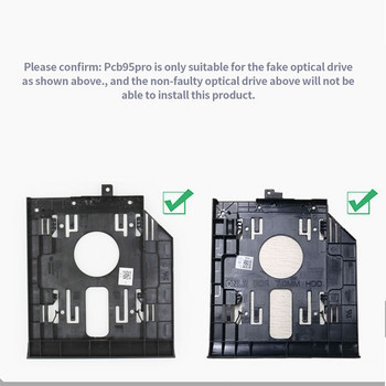 Pcb95-Pro lenovo 320 series στήριγμα σκληρού δίσκου οπτικού δίσκου pcb SATA TO slim SATA caddy SATA3 μόνο PCB για οπτικό Caddy