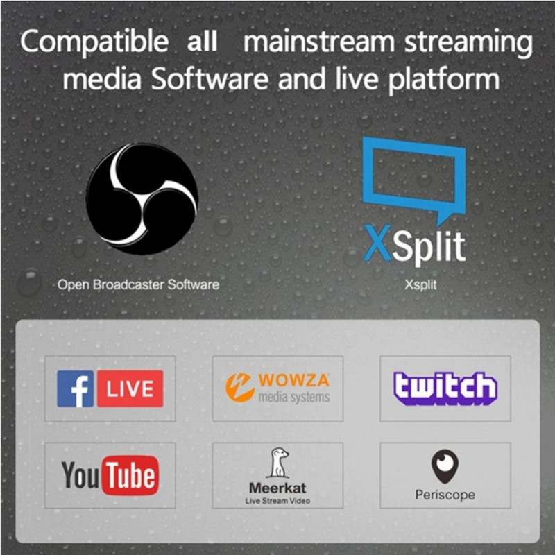 Grwibeou 4K 60Hz Loop Out HDMI Capture Card Audio Video Recording Plate Live Streaming USB 2.0 1080p Grabber PS4 játékkamerához