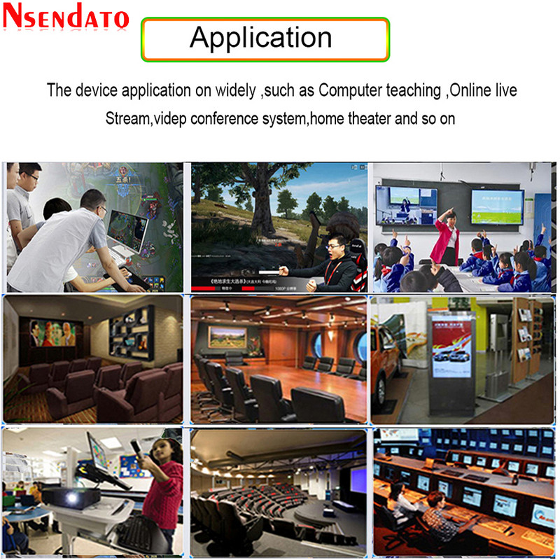 4K USB videorögzítő kártya USB 2.0 HDMI Video Grabber Record Box PS4 játékhoz DVD kamera HD kamera felvétel élő közvetítés