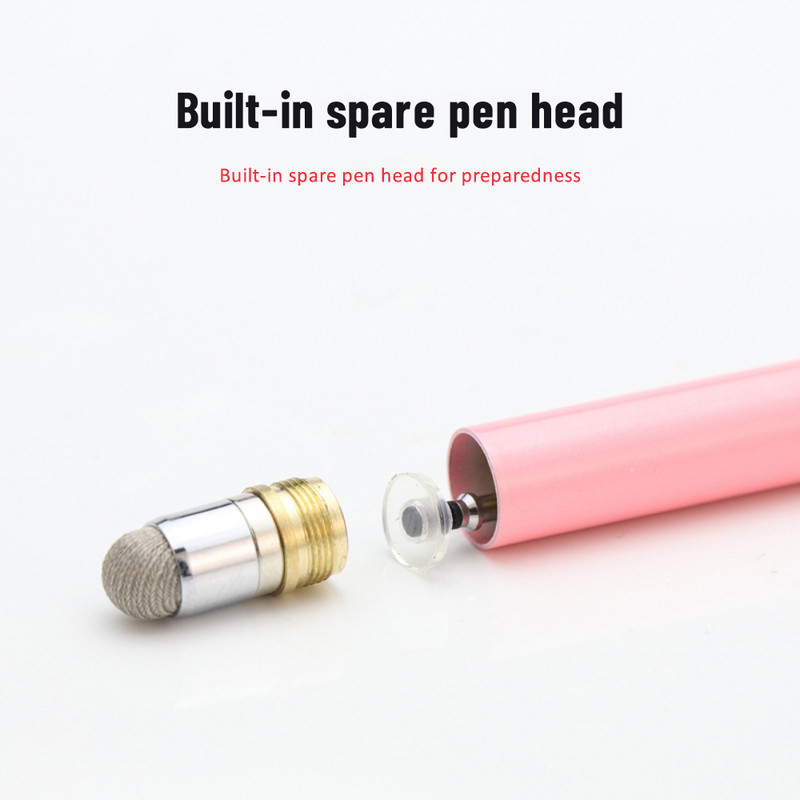 Olovka za zaslon visoke kvalitete 1 kom. Olovke osjetljive na dodir osjetljive aluminijske legure Olovka za zaslon osjetljiva na dodir Uredski dodaci Magnetska kapica za olovku