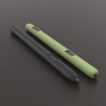 Прост бизнес калъф за молив за Samsung Galaxy Tab S6 S7 S-Pen Cover Сладък анимационен таблет Силиконов калъф за молив
