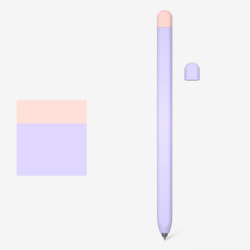 Galimos 4 spalvos Apsauga Neslystantis pieštukų krepšys, skirtas Tab S7 7plus 8 8plus Pen Case Odos dangtelis Apsauginis nuo smūgio silikonas