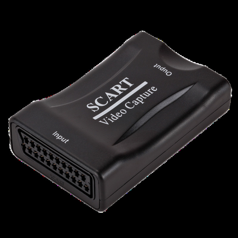 LccKaa 1080P USB 2.0 videorögzítő kártya Scart Gaming Record Box Élő közvetítés felvétel Otthoni irodai DVD Grabber Plug and Play