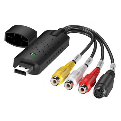USB2.0 Κάρτα λήψης βίντεο High Speed Multifunction Audio Grabber για εγγραφή παρακολούθησης ζωντανών εκπομπών