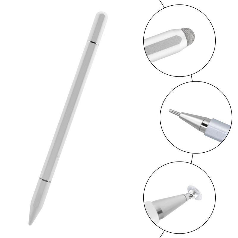 3 в 1 Стилус писалка за смартфон, таблет, капацитивен молив за рисуване, универсален мобилен екран, сензорна писалка за таблет