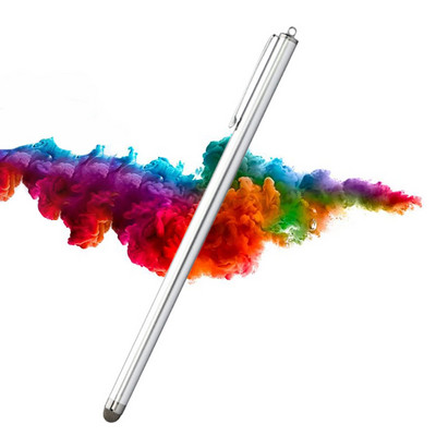Μεταλλική γραφίδα με χωρητική ίνα, κατάλληλη για εκμάθηση κινητού τηλεφώνου Tablet χειρόγραφου στυλό αφής Universal