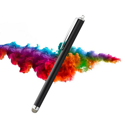 Μεταλλική γραφίδα με χωρητική ίνα, κατάλληλη για εκμάθηση κινητού τηλεφώνου Tablet χειρόγραφου στυλό αφής Universal