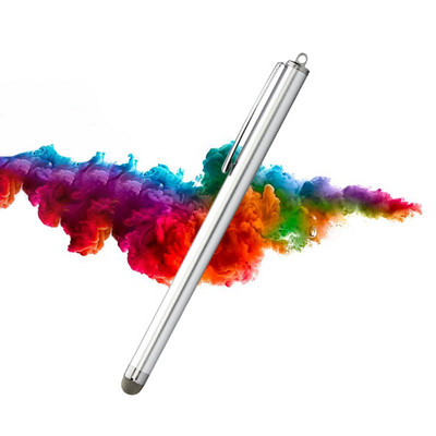 Μεταλλική γραφίδα με χωρητική ίνα, κατάλληλη για εκμάθηση κινητού τηλεφώνου Tablet χειρόγραφου στυλό αφής Universal