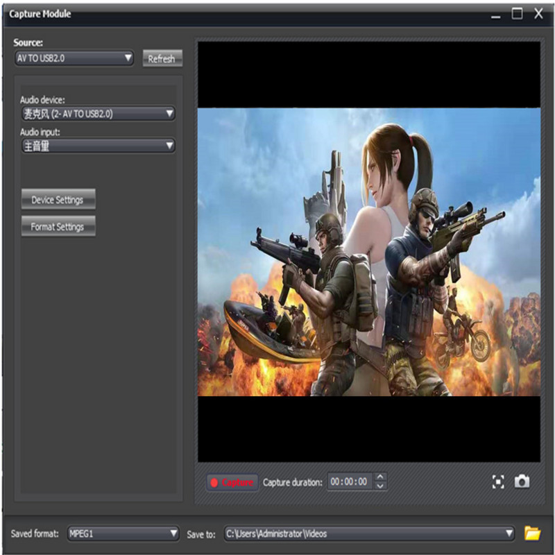 PzzPss 1080P USB 2.0 SCART Video Capture Card Dodaci Grabber Kutija za DVD snimanje Kutija za snimanje uživo Plug and Play Home