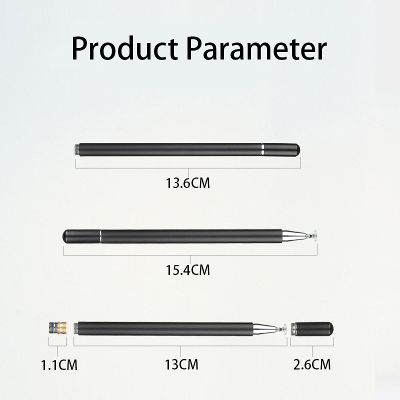 Kapacitív Pen Stylus Pen mágneses szilikon lemezes tollfejjel Mobiltelefon tábla univerzális érintőképernyős toll iPad Huaweihez