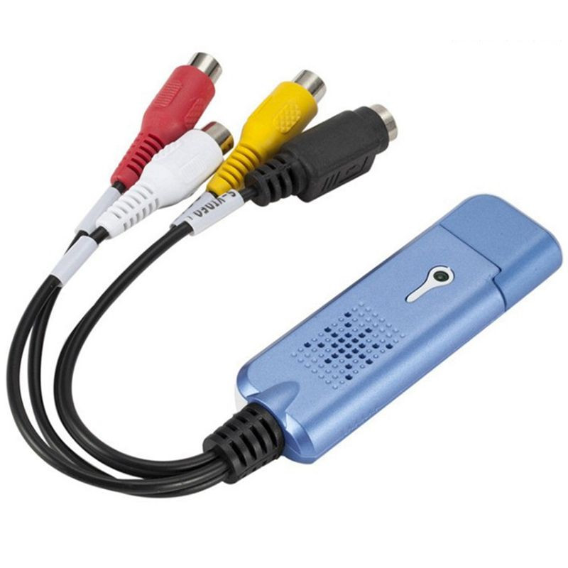 USB 2.0 vaizdo įrašymo kortelės įrenginys, VHS VCR TV į DVD konverteris, skirtas Mac OS X PC Windows 7 8 10