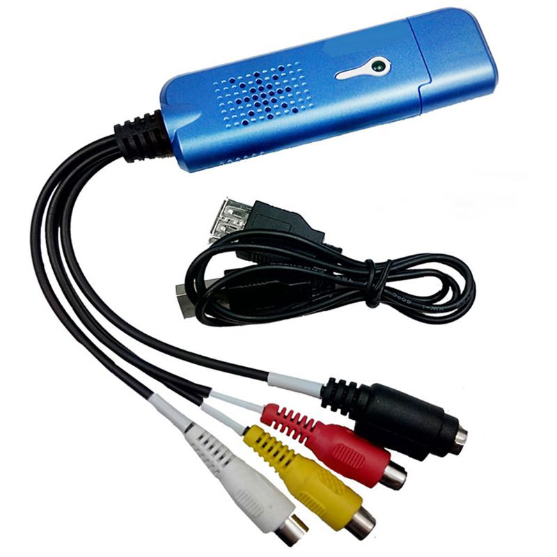 USB 2.0 vaizdo įrašymo kortelės įrenginys, VHS VCR TV į DVD konverteris, skirtas Mac OS X PC Windows 7 8 10