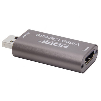 ΝΕΟ Mini HD 1080P 60fps HDMI σε USB Κουτί εγγραφής καρτών παιχνιδιών λήψης βίντεο για υπολογιστή Youtube OBS κ.λπ. Ζωντανή μετάδοση ροής