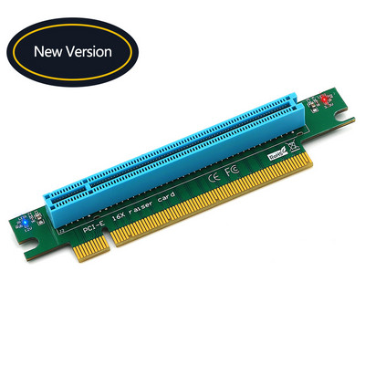 PCIE 90 laipsnių stačiakampis / 180 laipsnių plokščias įterpimas Pci-E Pci-Express 16X plėstuvo apsaugos stovo adapterio kortelė, skirta 1U serveriui